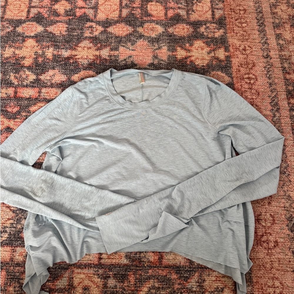 Light Blue Long Sleeve Top